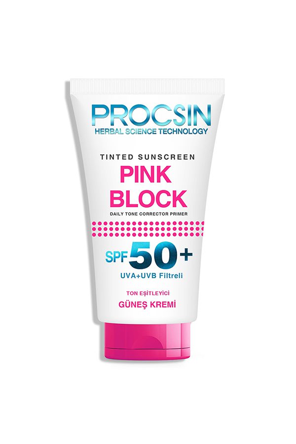 کرم ضد آفتاب Procsin مدل Pink Block با SPF50+