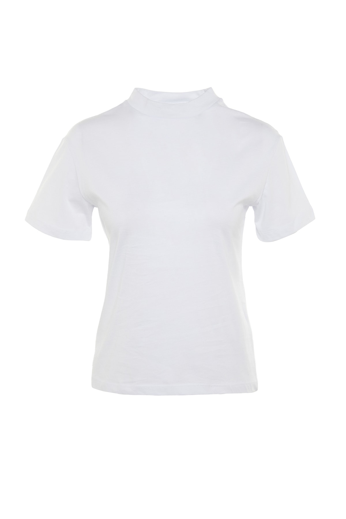 تیشرت سفید زنانه TRENDYOLMİLLA کد TS0096