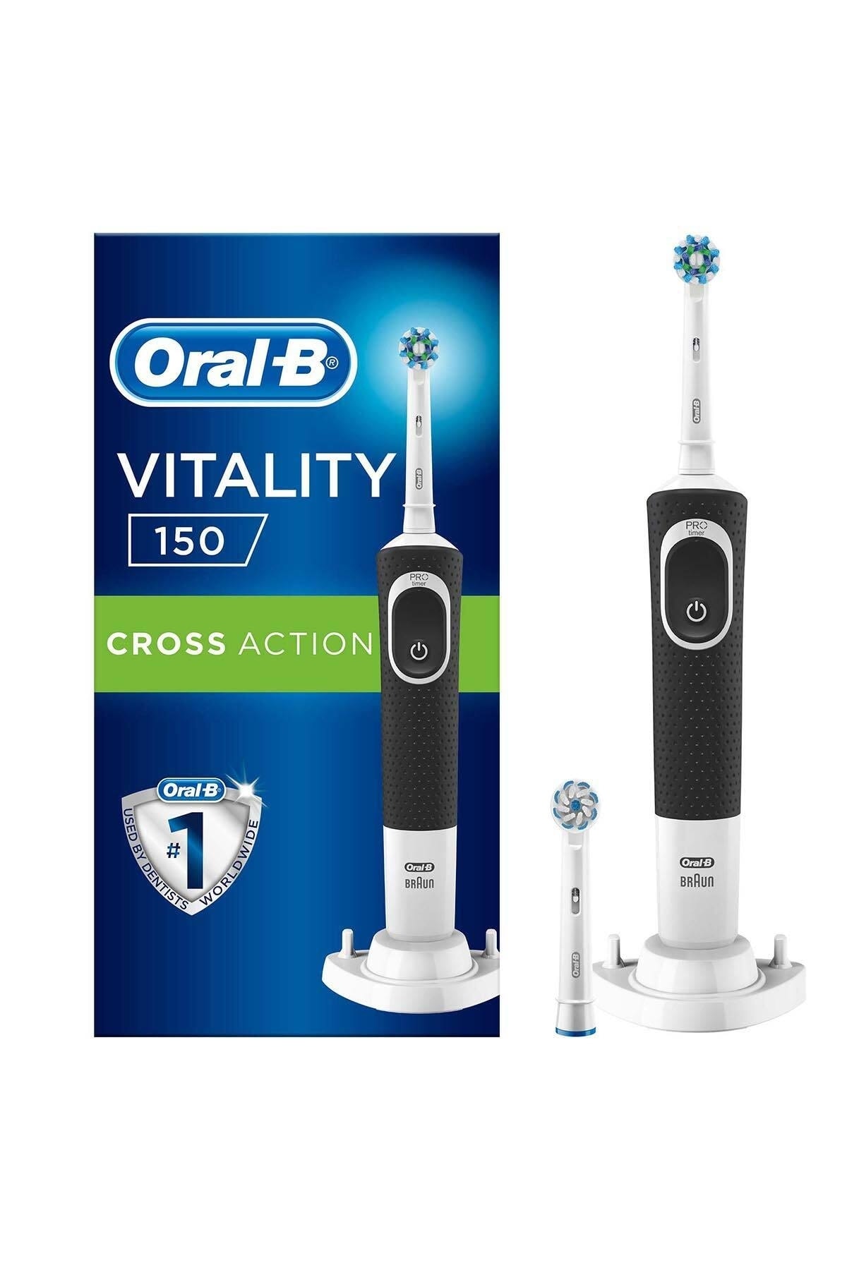 مسواک برقی Oral-B مدل Cross Action Vitality 150 + سری یدک هدیه